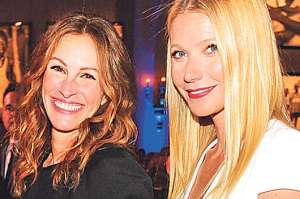 Julia Roberts (i) y Gwyneth Paltrow.
