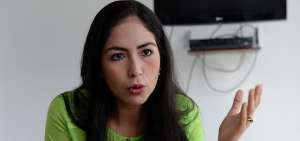 Denisse Robles, alcaldesa del cant&oacute;n Milagro.