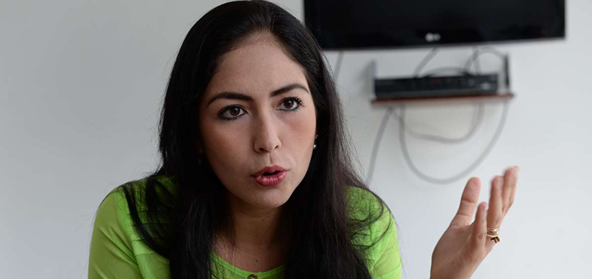 Denisse Robles, alcaldesa del cant&oacute;n Milagro.