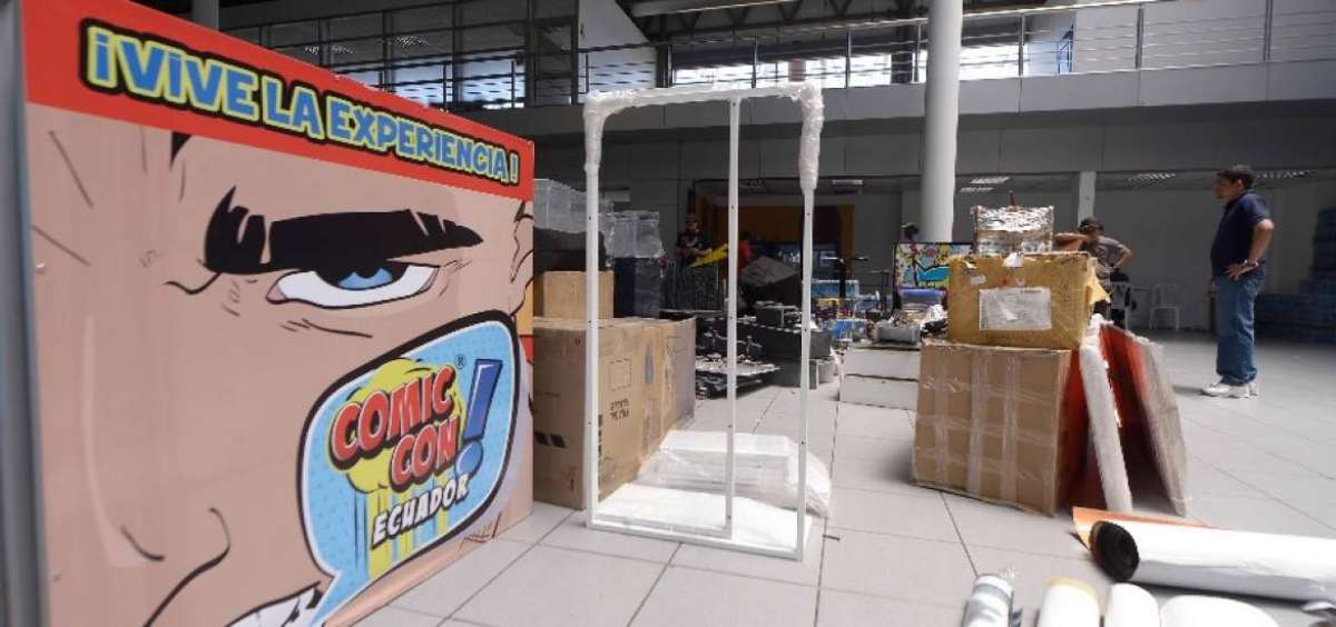 Hasta la tarde de ayer a&uacute;n no estaban montadas todas las &aacute;reas en las que se realizar&aacute; el Comic Con.