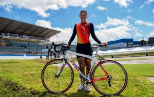 Ana Su&aacute;rez destac&oacute; en ciclismo de pista para Pichincha. Foto: Fernando Sandoval / El Tel&eacute;grafo