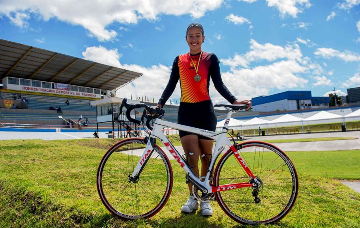 Ana Su&aacute;rez destac&oacute; en ciclismo de pista para Pichincha. Foto: Fernando Sandoval / El Tel&eacute;grafo