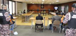 Audiencia donde se llev&oacute; a cabo el testimonio anticipado de Daniel Mendoza.