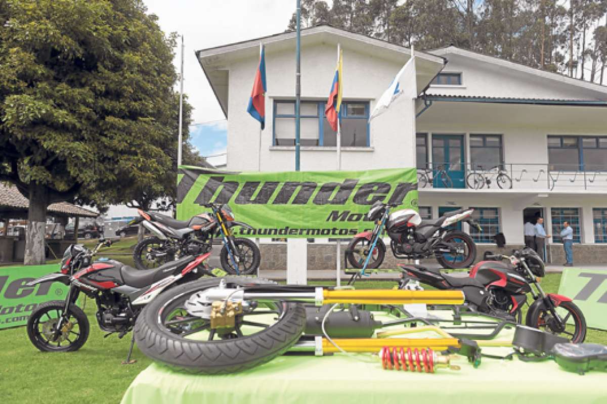 Metaltronic, ubicada al norte de Quito, es la empresa que fabrica las piezas y ensambla motos. Foto: John Guevara/ El Tel&eacute;grafo. 