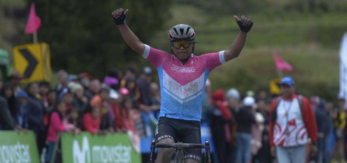 Cristian Pastas gana categor&iacute;a juvenil de la Cl&aacute;sica Richard Carapaz