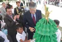 Presidente Guillermo Lasso presentó la campaña Solidaridad Sin Mendicidad