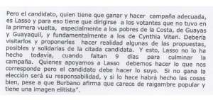 C&eacute;sar Roh&oacute;n (PSC): "Si Lasso no gana la elecci&oacute;n ser&aacute; su responsabilidad"
