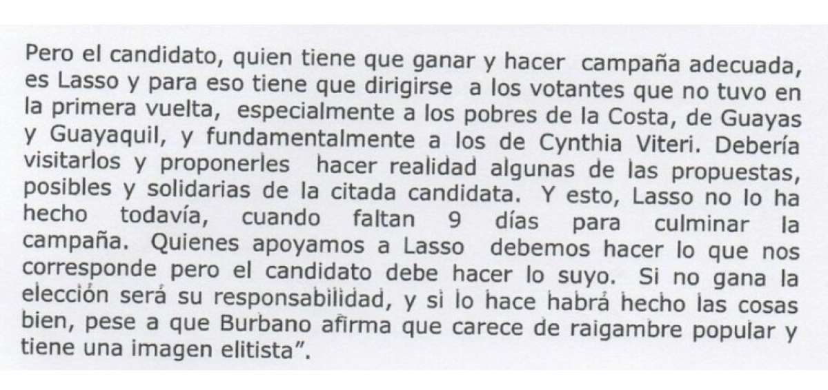 C&eacute;sar Roh&oacute;n (PSC): "Si Lasso no gana la elecci&oacute;n ser&aacute; su responsabilidad"