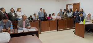 La audiencia se realiz&oacute; en el Complejo Judicial Norte, en Quito.