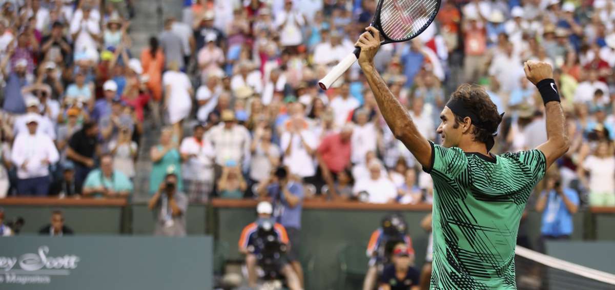 Federer se agranda; Nadal, Djokovic y Muguruza se despiden