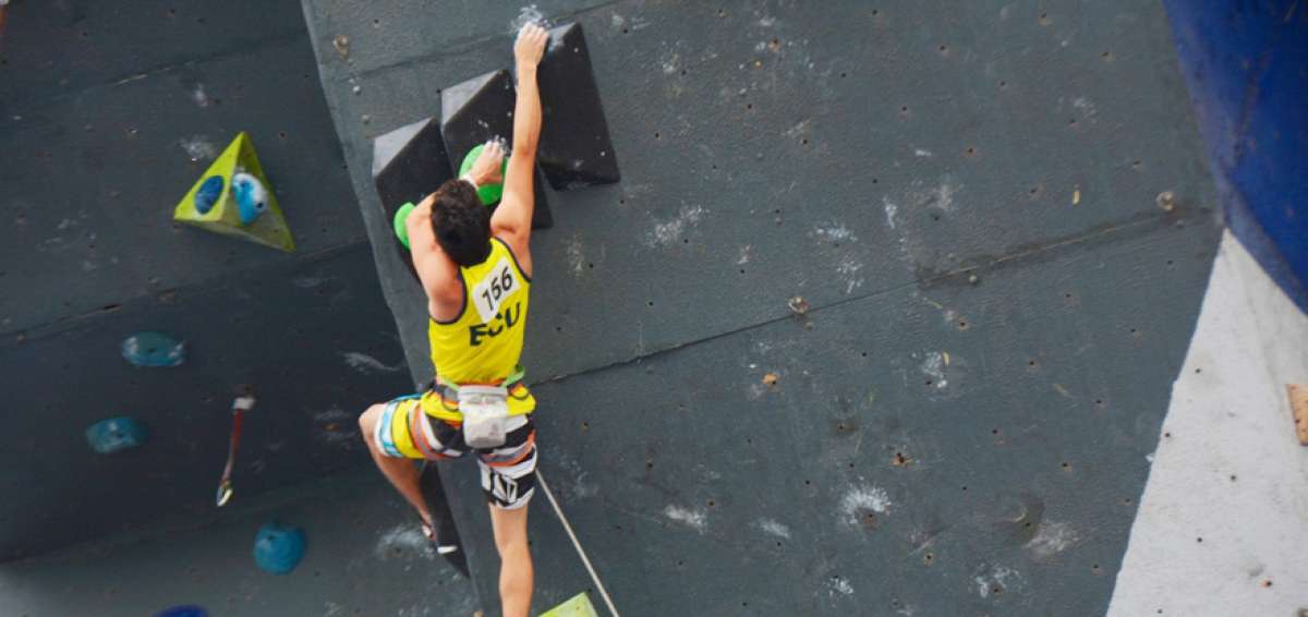 El deportista nacional Danny Valencia consigui&oacute; la medalla de plata en la modalidad dificultad en el Panamericano de Escalada Guayaquil 2018.
