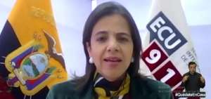 La ministra de Gobierno Mar&iacute;a Paula Romo.