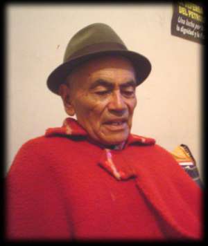 Muere Neptal&iacute; Ulcuango, personaje hist&oacute;rico de la lucha ind&iacute;gena