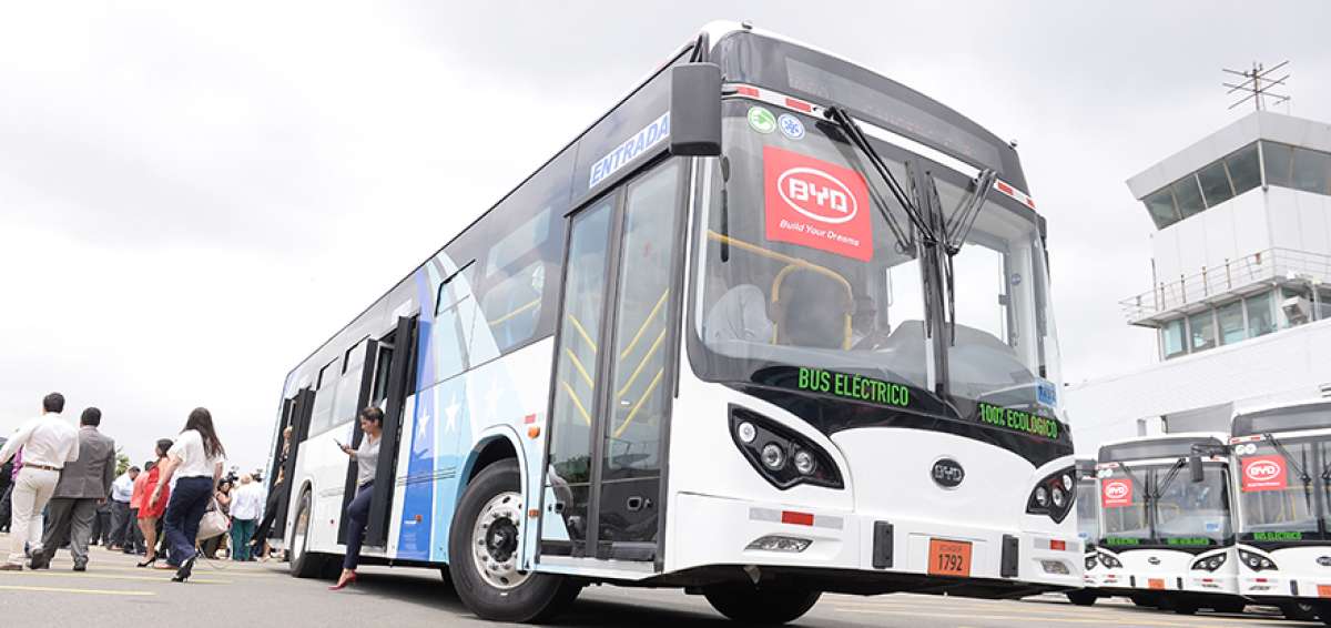 Las unidades el&eacute;ctricas fueron tra&iacute;das por la empresa china BYD y adquiridas con cr&eacute;ditos de la CFN.
