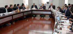 El presidente de la Rep&uacute;blica, Juan Manuel Santos, lider&oacute; la reuni&oacute;n peri&oacute;dica del Gabinete del Posconflicto, en la Casa de Nari&ntilde;o.