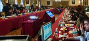 El 5 de noviembre de 2015 se cumpli&oacute;, en el Palacio de Gobierno, la segunda reuni&oacute;n taller, entre autoridades encabezadas por el Jefe de Estado y transportistas.