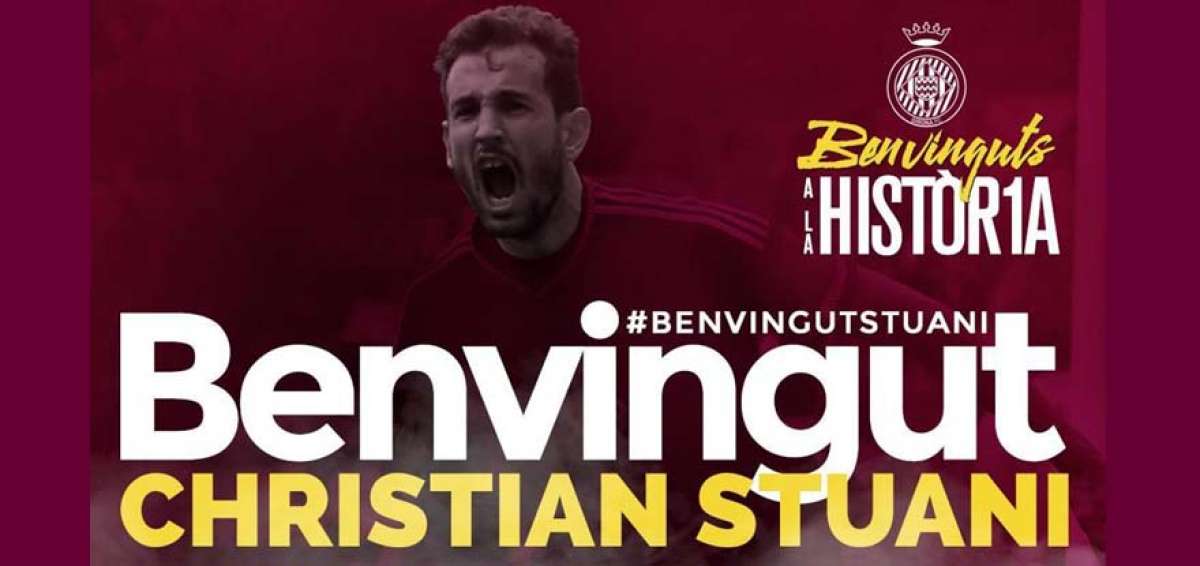 El uruguayo Christian Stuani firma con el Girona hasta 2020