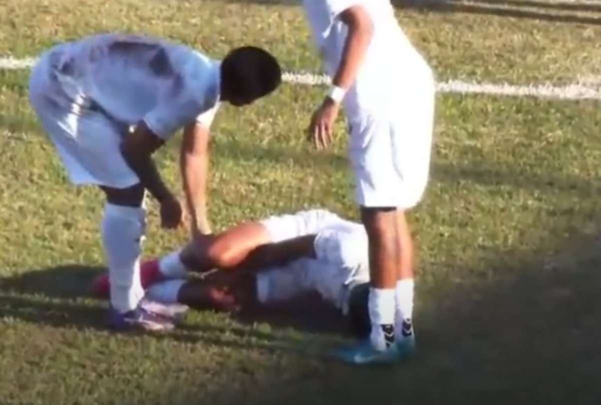El delantero Kesley Jamerson Silva Santos se lesionó por emular un festejo de Cristiano Ronaldo.