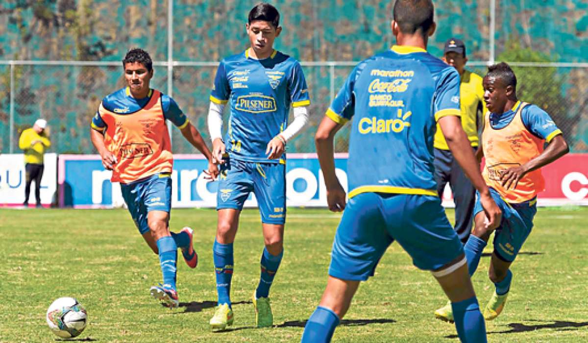 El defensa Darwin Su&aacute;rez (centro) se inici&oacute; en Aucas en 2009 y fue el juvenil m&aacute;s destacado de la campa&ntilde;a del club en la temporada 2013 en la serie B. Foto: John Guevara / El Tel&eacute;grafo
