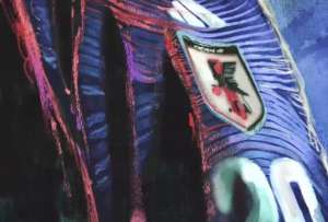 La camiseta de Jap&oacute;n tuvo una &eacute;pica presentaci&oacute;n