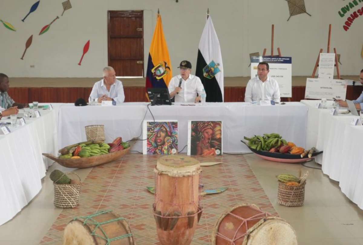Presidente Guillermo Lasso confirmó que se creará un octavo cantón en Esmeraldas