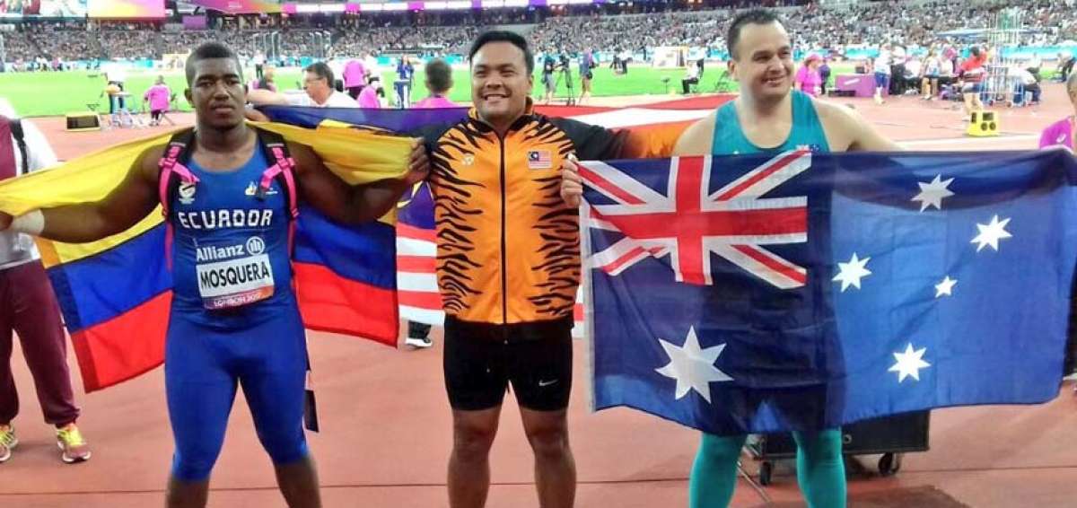 Presidente Moreno celebra la medalla de Stalin Mosquera en el Mundial Paral&iacute;mpico