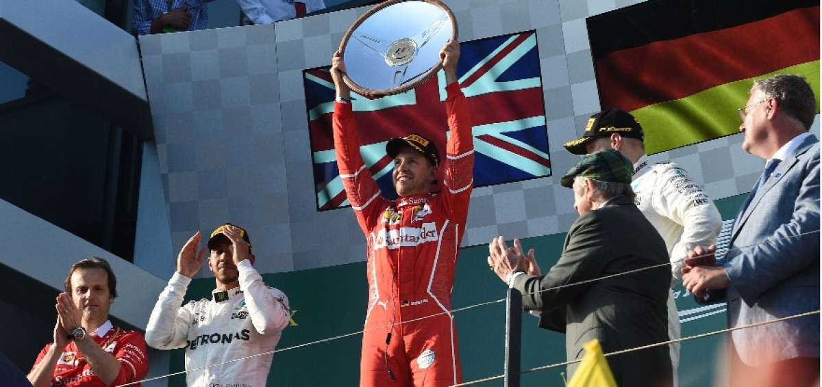 Vettel y Ferrari, primeros l&iacute;deres del Mundial de F&oacute;rmula 1