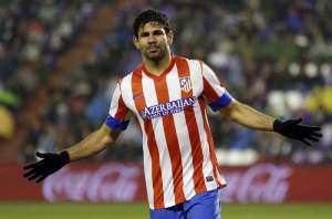 Diego Costa fue el m&aacute;ximo goleador del Atl&eacute;tico de Madrid la temporada pasada. Foto: Archivo