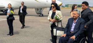 La comitiva presidencial tiene previsto salir del pa&iacute;s la tarde de este lunes 8 de julio del 2019 rumbo a Italia.