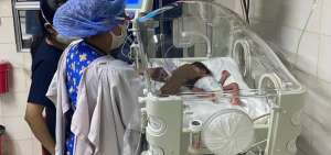 Valentina Esperanza, la bendici&oacute;n del hospital de la Polic&iacute;a