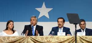 Despu&eacute;s de varios a&ntilde;os, autoridades locales y nacionales coinciden en la sesi&oacute;n solemne por la Independencia de Guayaquil. En el acto estuvo el Presidente de la Rep&uacute;blica, el de la Asamblea y la Vicepresidenta (e).
