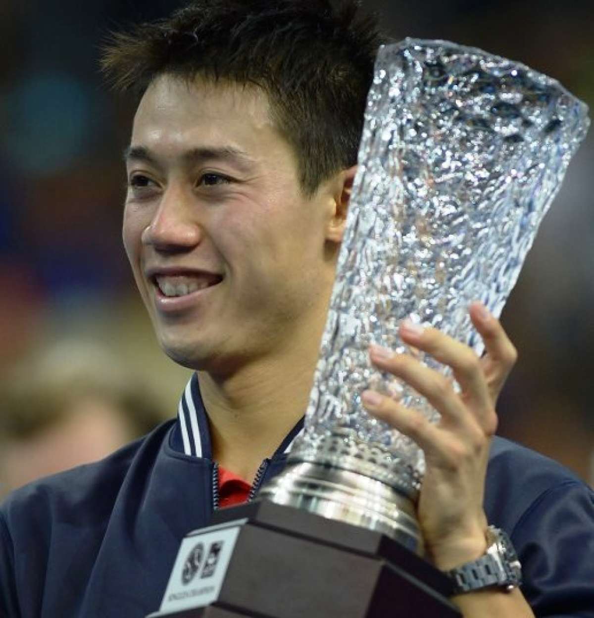 Nishikori demostr&oacute; estar en buen estado f&iacute;sico tras la final ante Marin Ciilic en el abierto de Estados Unidos. Foto: AFP