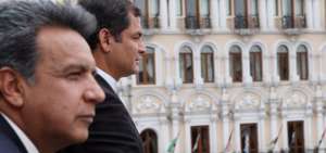 Presidente Correa&nbsp;rechaza "campa&ntilde;a sucia" de la oposici&oacute;n contra labor de Lenin Moreno