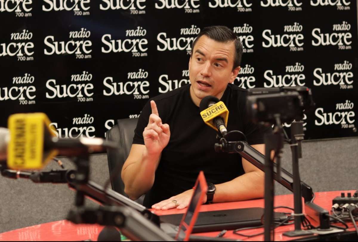 El presidente Daniel Noboa se refirió a la Consulta en una entrevista radial.
