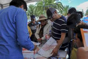El Municipio inici&oacute; simulacros en las zonas de riesgo. En la gr&aacute;fica, habitantes de Sangolqu&iacute; asisten a esta actividad. Foto: Miguel Jim&eacute;nez / EL TEL&Eacute;GRAFO 