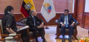 El secretario de la OEA, Luis Almagro, lider&oacute; una comitiva de la organizaci&oacute;n que visit&oacute; al presidente del Legislativo, C&eacute;sar Litardo.
