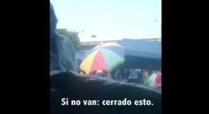 Video muestra presi&oacute;n a comerciantes para acudir a marcha en Guayaquil 