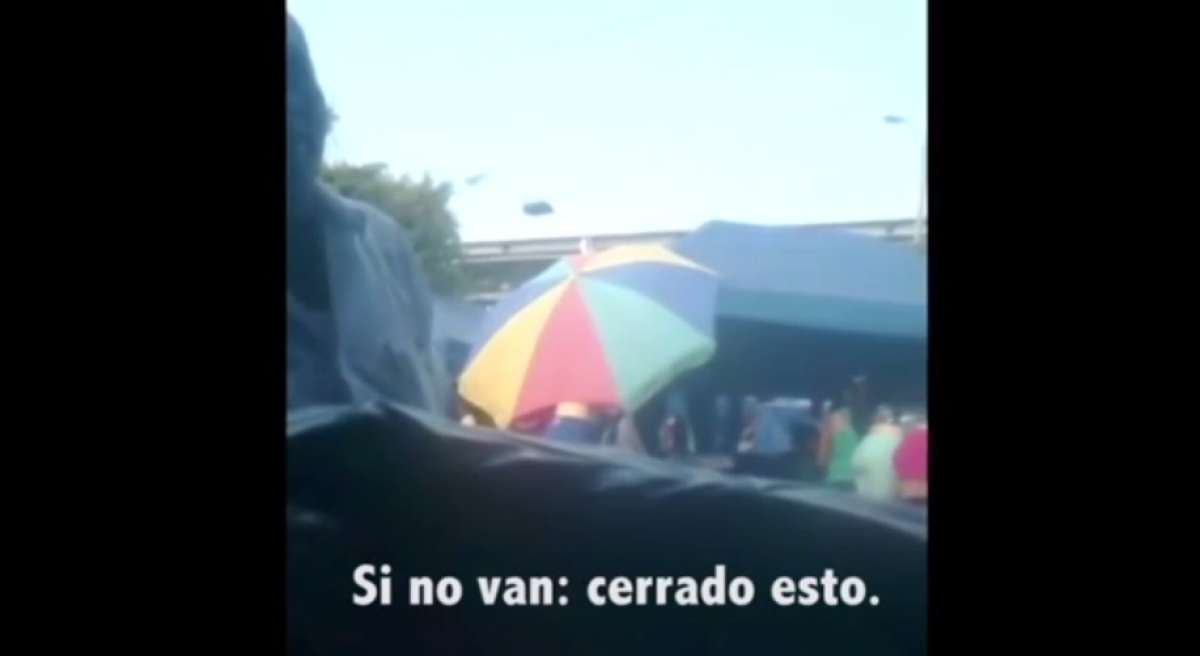 Video muestra presi&oacute;n a comerciantes para acudir a marcha en Guayaquil 