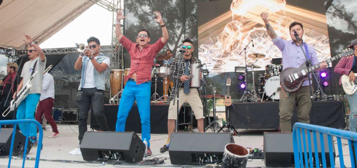 La agrupaci&oacute;n ecuatoriana de cumbia pop La Vagancia dio un toque diferente al evento. Los espectadores bailaron al son de sus conocidos temas.
