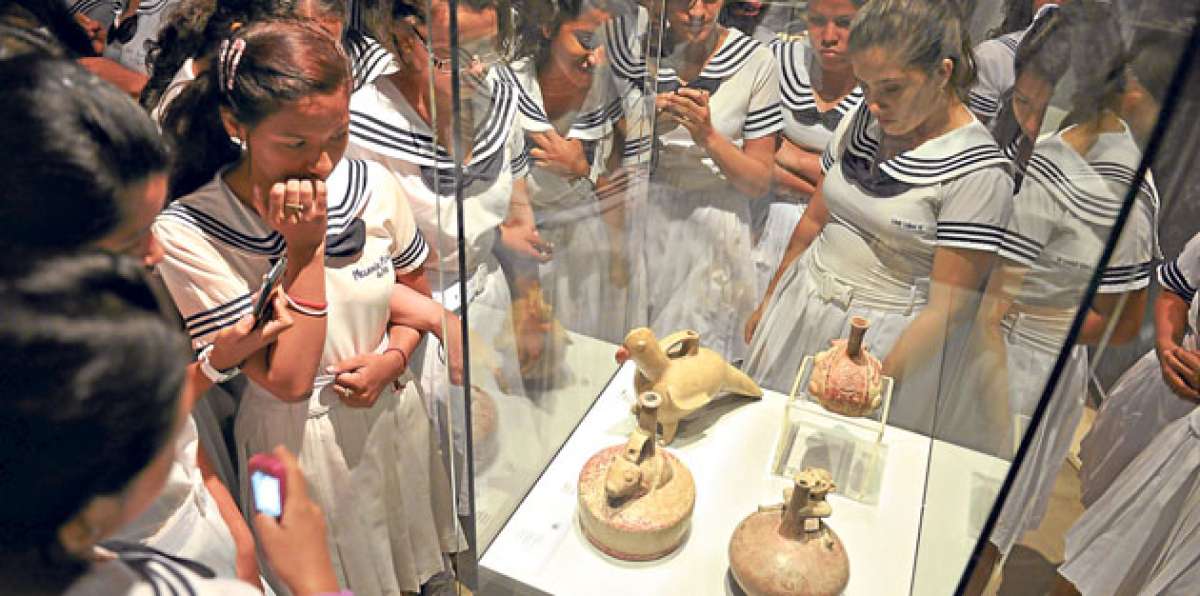 Estudiantes integran una parte importante del p&uacute;blico de los museos en la actualidad. Foto: Archivo / El Tel&eacute;grafo