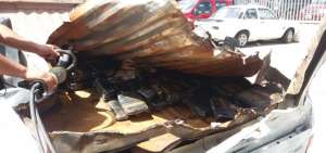 La carga fue localizada en el balde de una camioneta que ten&iacute;a doble fondo.