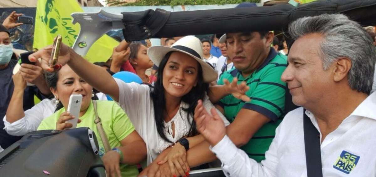 El candidato visit&oacute; hoy Machala.