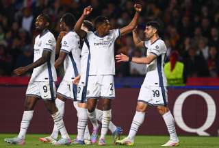 El cuarto gol del Inter de Milán no sumó al marcador por un fuera de lugar que generó polémica