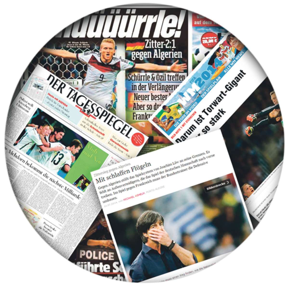 Prensa alemana reconoce mal juego