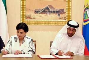 El acuerdo para la ciberseguridad y cooperación cibernética fue firmado por la canciller Gabriela Sommerfeld y Ahmed Al Sayegh, ministro de Estado de Emiratos Árabes Unidos. 