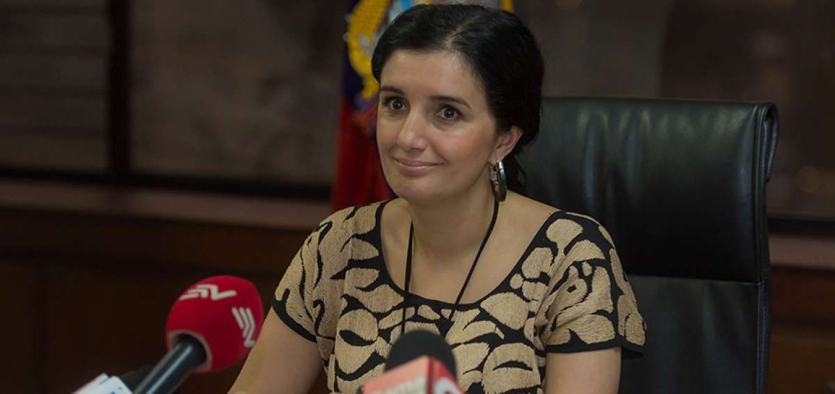 Rosana Alvarado, ministra de Justicia.