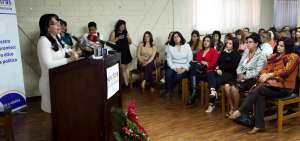 Solanda Goyes, vocera de la organizaci&oacute;n, hizo la presentaci&oacute;n en un acto desarrollado ayer en el edificio de la Uni&oacute;n Nacional de Periodistas, en Quito.