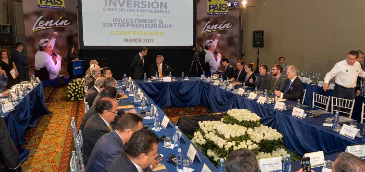 Len&iacute;n Moreno se&ntilde;al&oacute; que durante su gesti&oacute;n presidencial crear&aacute; mecanismos de seguridad y confianza para los inversionistas nacionales y extranjeros.