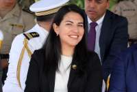 La ministra Sariha Moya dijo que el objetivo del Gobierno es un saneamiento de las finanzas públicas y una optimización del gasto. 