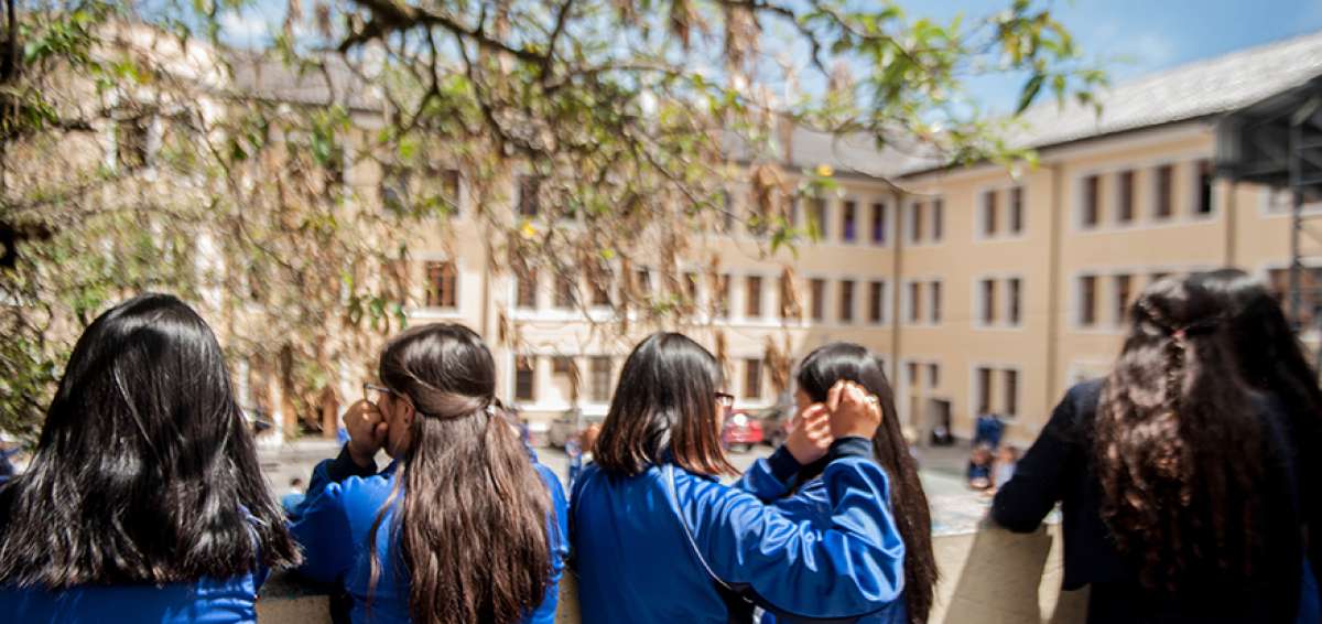 La campa&ntilde;a de prevenci&oacute;n de embarazos adolescentes &ldquo;Esa es&rdquo;, educaci&oacute;n sexual para prevenir, se realiz&oacute; en el colegio Manuela Ca&ntilde;izares, de Quito.